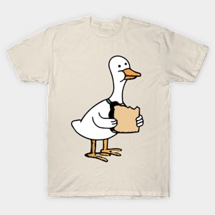 Ducks Eat Bread - Goose - Vintage T-Shirt